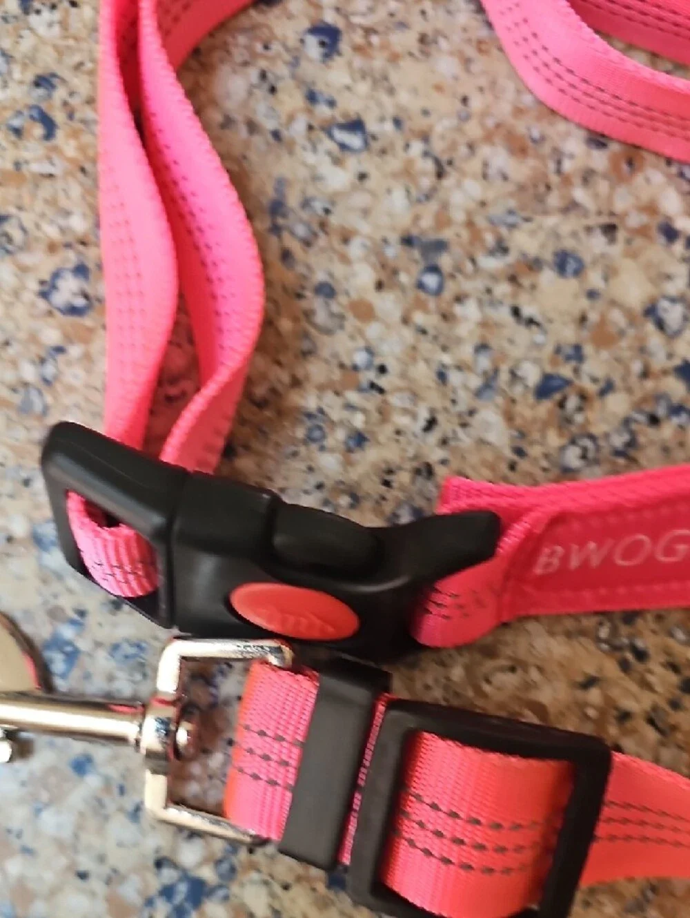 BWOGUE NEW Pink Reflective Dog Seatbelt Restraint Leash